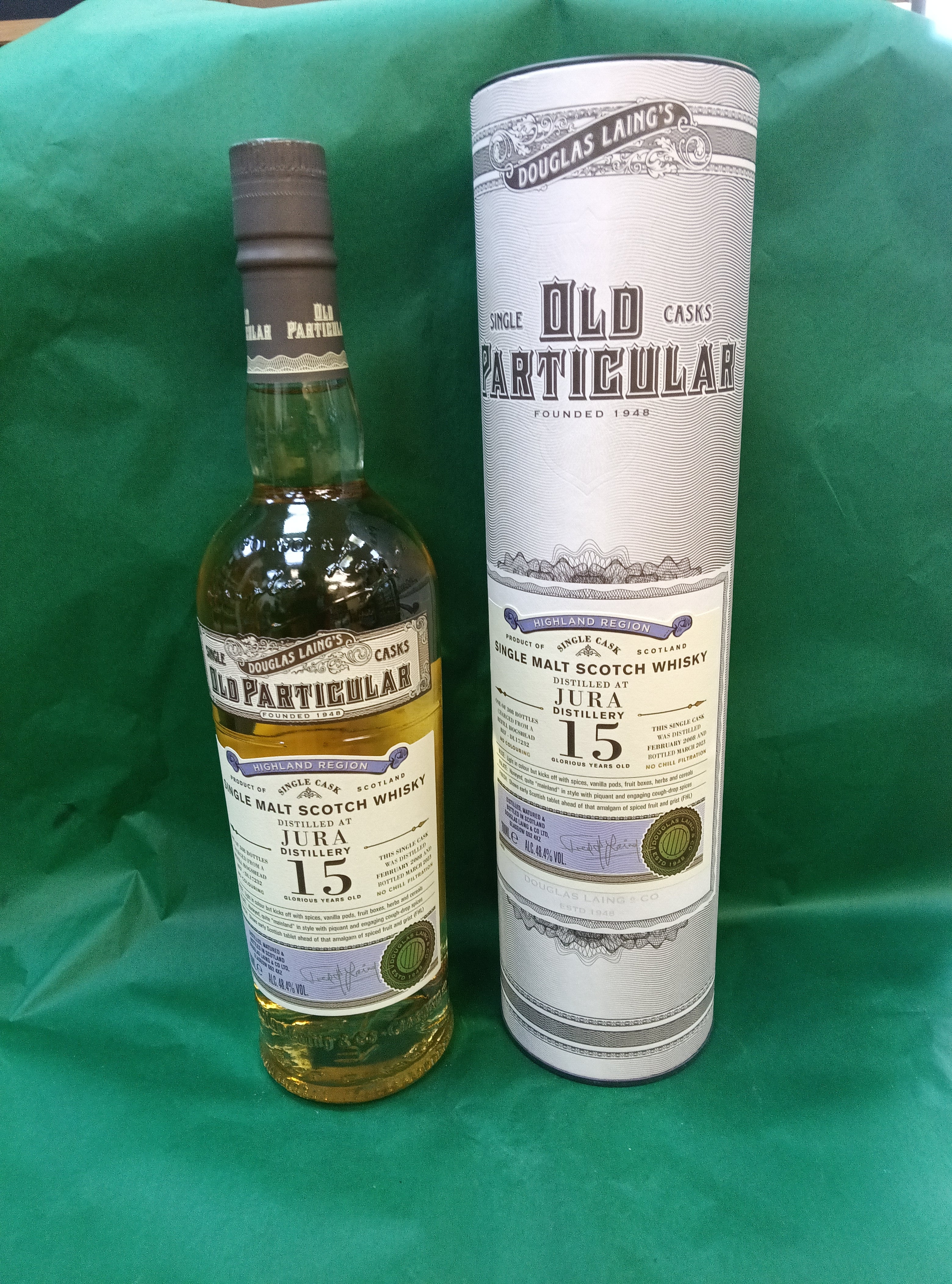 Old Particular Jura 15 year old